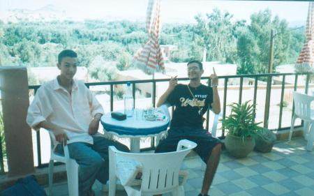 c moi avec le boss do cafe ouchen ana mfarfarrrrrr